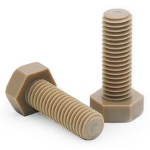 M5 PEEK 육각 볼트 부식 방지 헥사곤 헤드 나사 피크 스크류, M5 (1개), 10mm
