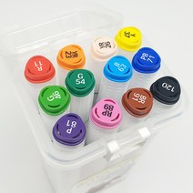 보야아트 미술용 트윈 마카 12색 세트 / 일러스트 디자인 마카펜