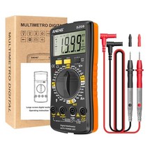 Digital Multimeter Volt Auto-Ranging Measures Current Diodes Continuity NCV, 01 Orange