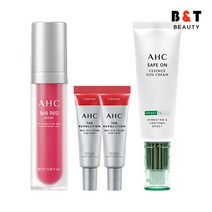 AHC 365 탄력광채 레드세럼 세트 + 에센스 선크림 50ml, 선택옵션:단일