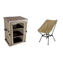 야외 캠핑 접이식 수납장 차박 정리대 휴대용 캠핑선반, 탄, 테이블 + 놀라운