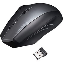 일본직발송 3. 산와 서플라이(SANWA SUPPLY) 산와 공급 마우스 무선 인체 공학 모양 블루 LED 5 버튼 대형, One Size, 무선, 마우스 전용