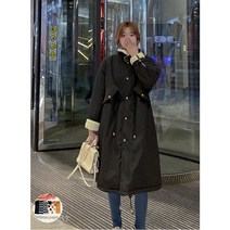 여성용 겨울 무스탕 코트 롱자켓 롱후리스 + 양말 증정