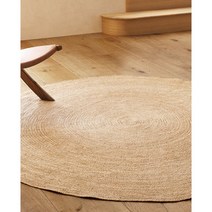 자라홈(ZARAHOME) 주트 라운드 러그 48178029052, 200 cm, 내추럴