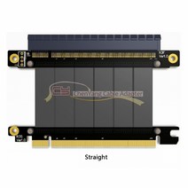 0.1m 0.5m gen3.0 pci e 3.0 16x 그래픽 카드 수직 브래킷베이스 a tx 섀시 유연한 확장 케이블 어댑터 카드 gpu, 30cm, 똑바로