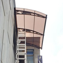 1500X9200 DIY차양 렉산색상 브라켓 차양시스템 고정식어닝 주차장비가림 테라스파고라, 브라운엠보, 블루, 실버