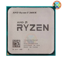 CPU AMDRyzen 5 2600X R5 3.6 GHz 6 코어 12 스레드 프로세서 YD260XBCM6IAF 소켓 AM4 라이젠 중고 씨피유 쿨러 미포함, 한개옵션0