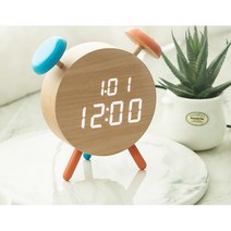 수험생 직장인 아이방 무소음 LED 인테리어 알람시계 화장대용 사무실용 고등학생용, LED탁상시계벨클락