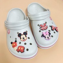 리본 미니 미키 파츠 6PCS 슬리퍼 악세사리 파츠 꾸미기 세트