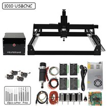 탭핑 머신 파이프 미싱기 베벨링 공성 CNC 기계 목공 PCB 밀링 머신 500w 스핀들 cnc 목재 전체 키트 mdf, 02 1010 USBCNC_02 400W
