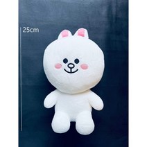 라인프렌즈 코니 봉제인형 25cm + 개콘 저금통 18cm, 라인프렌즈 코니 25cm + 개콘 저금통 18cm