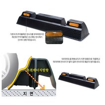 반사지성형 주차블럭 주차턱 스토퍼 주차용품 안전, 신도 PP주차블럭(750X180X120)