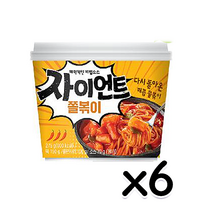 자이언트 쫄볶이 즉석조리 용기컵 320g x 6개입