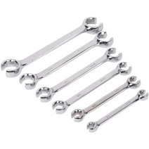 플레어 너트 렌치 오일 파이프 스패너 자동차 수리용 수공구 1 개, [09] 19-22mm 1piece