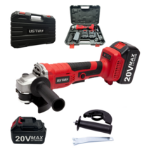 우스틴스 독일기술 충전식 전동 브러시리스 앵글 그라인더 절삭공구, 1세트(배터리 1개 포함)