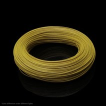 5/10M UL1332 PTFE 와이어 30/28/26/24/22/20/18/16/14/13/12/10/8 AWG FEP 절연 고온 전자 케이블 3D 프린터, [07] Yellow, [11] 10 AWG, [01] 5 Meters