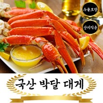 [대게멋찐수산] 프리미엄 국산 박달대게, 박달대게(1kg)2-3마리(9-10cm)