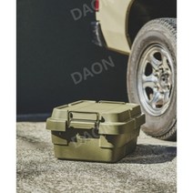캠핑상자 다목적 자동차 캠핑 트렁크 짐 보관 일본 박스, 그린 30L