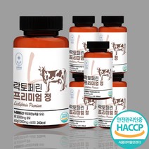 순백드림 초유 유산균 단백질 락토페린 프리미엄 정 3000mg, 12개월분, 6개, 60정