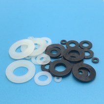 고무바킹 고무패킹 캡 실리콘패킹 20 개 100 DIN125 ISO7089 M2 M2.5 M3 M4 M5 M6 M8 M10 검정색 또는 흰색, 03 M4 (100PCS)_01 Black, 100개
