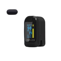 자전거 심박계 JianYouCare 손가락 끝 Oled 맥박 산소 농도계 SPO2 RR PR 휴대용 혈액 호흡기 Oximetro De Dedo 가족 건강 관리 103114, oxi-010 블랙 케이스