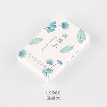 28 매 세트 Hairy world 고양이의 생활 핸드북 Lomo Card 미니 엽서 인사 장 크리스마스 기프트 카드, green