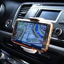 올뉴카니발 카드슬롯 전용 핸드폰 거치대 카인테리어, 블랙, 1개