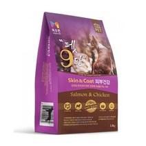 목우촌 펫9단 피부건강 강아지사료 1.8kg 전연령용+간식3종, 단품