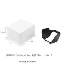 DJI 매빅 에어 2 드론용 렌즈 가드 캡 짐벌 비전 센서 보호 커버 드론 액세서리 후드, [03] Sunshade Hood