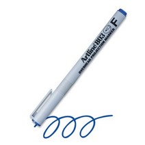 아트라인OHP 전용펜(물펜) F(0.5mm) EK-803 (청|적), 청색, 1개
