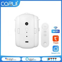 전동커튼 현관 체크 거실 CoRuiTuya 와이파이 스마트 커튼 로봇 무선 자동 오프너 음성 원격 제어 모터 알렉사 구글 홈