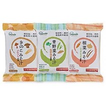 일본배송 만다 효소 만다 효소 배합 된장국 (푸른 야채 된장국 버섯 된장국 근채 된장국) 9 봉지 3 종, 1