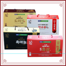 김포파주인삼농협 명품 프리미엄 선물세트 홍삼 흑마늘 도라지 산수유 건강식품, 세트2(4박스전체), 30팩, 70ml