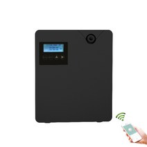 namste 전기 아로마 디퓨저 for home air fresheners sprayer 아로마 테라피 호텔 향기 장치 스마트 룸 향수 기계, 블랙 - 와이파이, 우리를