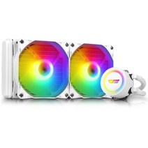 darkFlash AURA DA240 RGB CPU쿨러, 화이트
