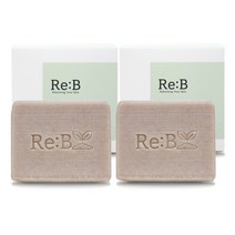 리비 편백아토비누 2개 천연수제 세안 모공각화증 습진 악건성 민감성피부 (거품망포함)