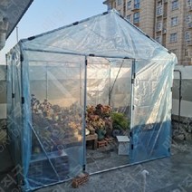 조립식비닐하우스 빅사이즈 비닐하우스 파이프 자재 온실 텃밭 가꾸기, 폭3M 길이5M 높이2.5M