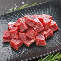 미국산 부채살 소고기 2kg 소포장 냉동 수입 큐브 슬라이스 다짐육 구이용, 1.스테이크, (100g)