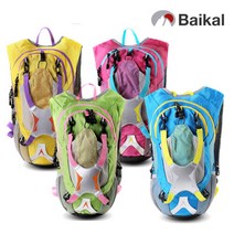 바이칼 [BAIKAL] NEW 카스피 18L 싸이클배낭 (레인커버포함) 자전거가방, 핑크