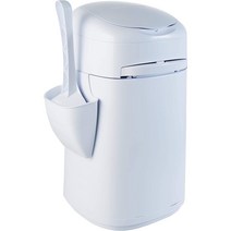 리터락커 패션 오리지널 9.5L 화이트 고양이 배변 쓰레기통 분변처리통 여름 집사 필수품 냄새 밀봉