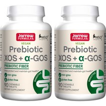 재로우 프리바이오틱스 XOS+GOS 츄어블 타블렛, 2개, 90정