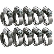 제브라클램프(폭 9mm)x10개 8~120mm 호스밴드 호스비손상 무시동히터용 덕트 ZEBRA 수도 물호스 호스비손상 YDS DIY, Z9012(8~12mm) x10개