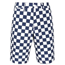 Lesmart 남성 여름 골프 반바지 체크무늬 골프 반바지 골프웨어