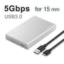 외장하드 SSD HDD TYPE-C 대용량 메모리 휴대용알루미늄 2.5 3.5 인치 type c 3.1 드라이브 디스크 캐디 케이스 외부 케이스 usb 3.0 sata 드라이브, 협력사, u23q15b-a