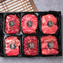 최고급 미국산 명품 수입 소고기 선물세트 구이용 냉장 1kg 2kg 3kg 1++ 설 추석 명절 선물용 모듬 포장 셋트, 3. [프라임] 효도하소 1호