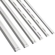 스텐 헤어라인 사각 재료분리대(2.4M) 코너 몰딩 타일 비드 꼼꼼이, 12X12mm, 1개