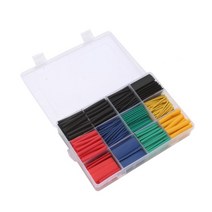 모든유통 열수축튜브 세트 5가지색상 164pcs 530pcs, 530pcs(PP케이스)