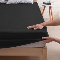 장착 시트 방수 매트리스 커버 다채로운 침대 통기성 깊은 포켓 30CM 1 PC cobertores 드 카마, Black, 120x200X30CM_CHINA