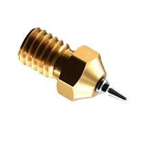 Mk8 2-Lulzbot V6 3D 프린터 부품용 에어브러시 노즐 어댑터 업그레이드, 0.3MM, 구리, 황동