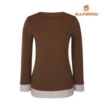 [올포유] 여성 스트라이프 라운드 티셔츠 AWTRI5152-505_G